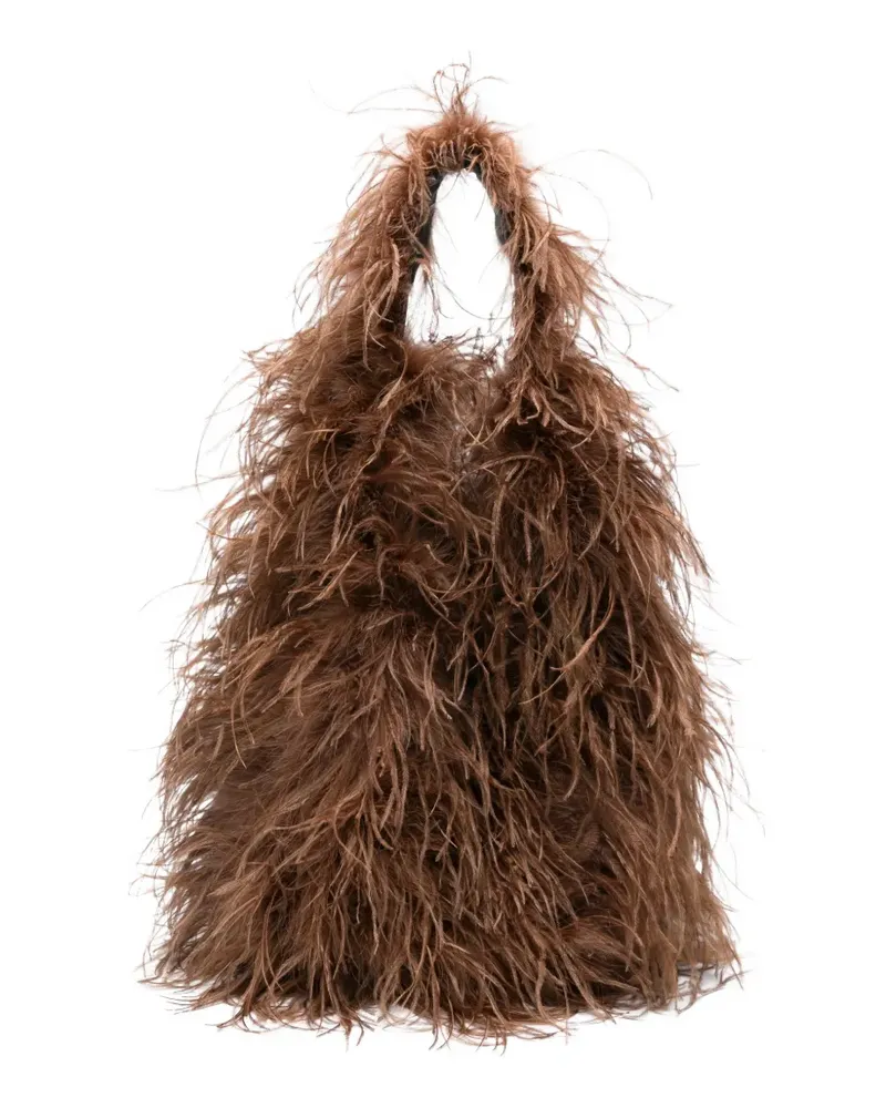 Yves Salomon brown shoulder bag - Braun Braun