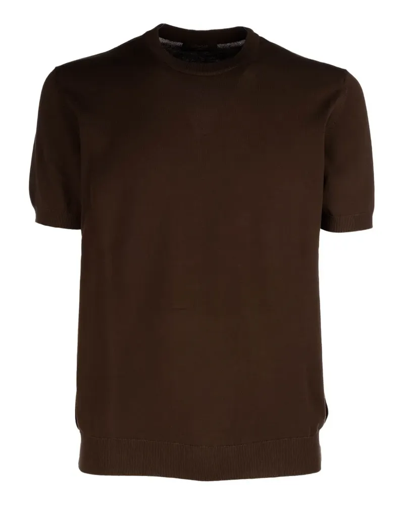 Zanone crew-neck T-shirt - Braun Braun