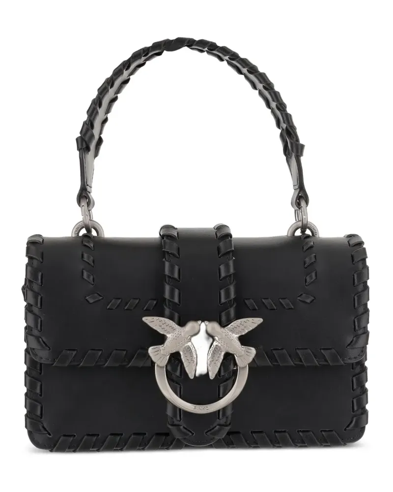 Pinko mini Love One cross body bag - Schwarz Schwarz