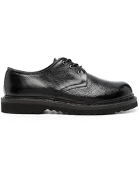 Our Legacy Derby-Schuhe aus strukturiertem Leder Schwarz