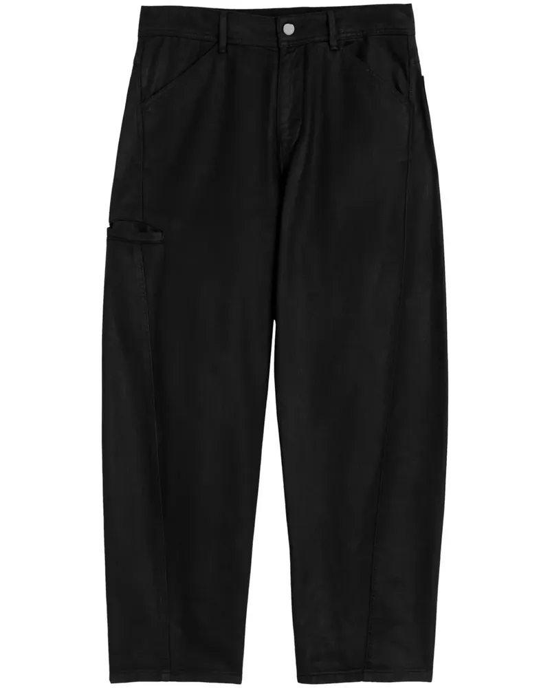 Christophe Lemaire Twisted Workwear Hose - Schwarz Schwarz