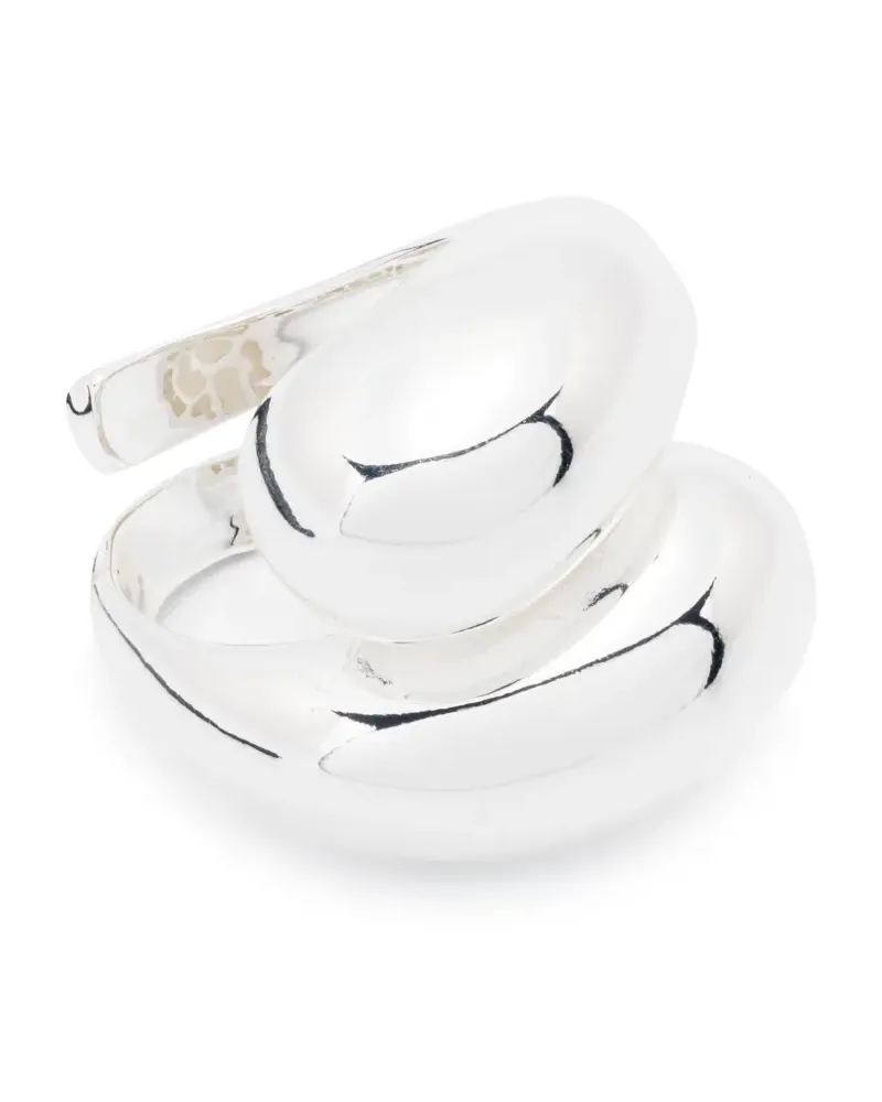 Federica Tosi Polierter Isa Ring - Silber Silber