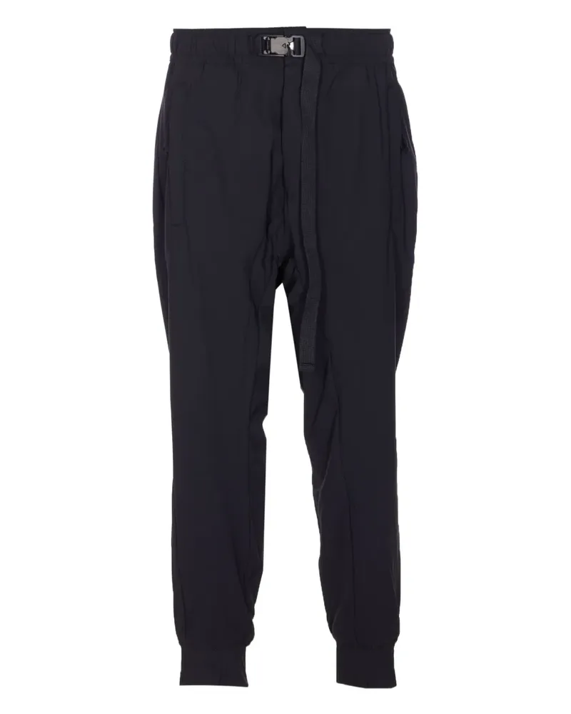 THOM KROM elasticated-waistband low-crotch trousers - Schwarz Schwarz