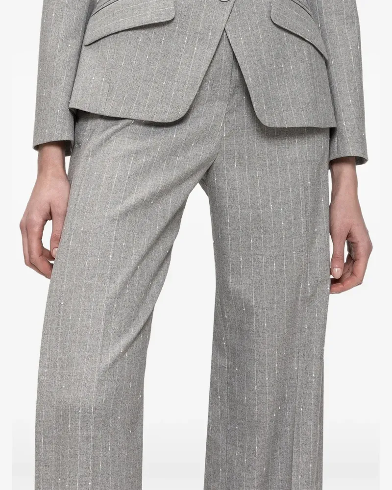 NISSA Hose mit hohem Bund - Grau Grau