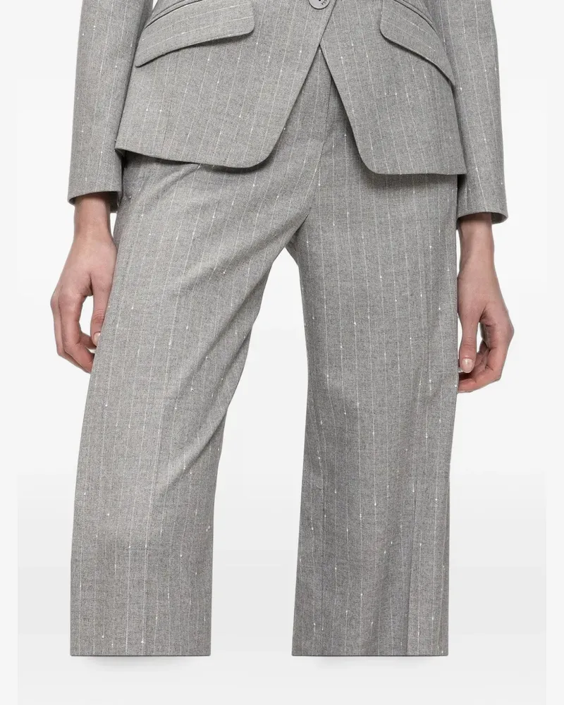 NISSA high-waisted pants - Grau Grau