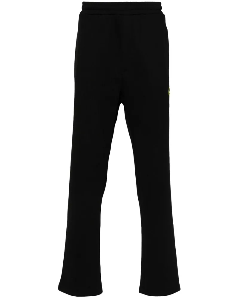 BARROW Jogginghose mit Logo-Patch - Schwarz Schwarz