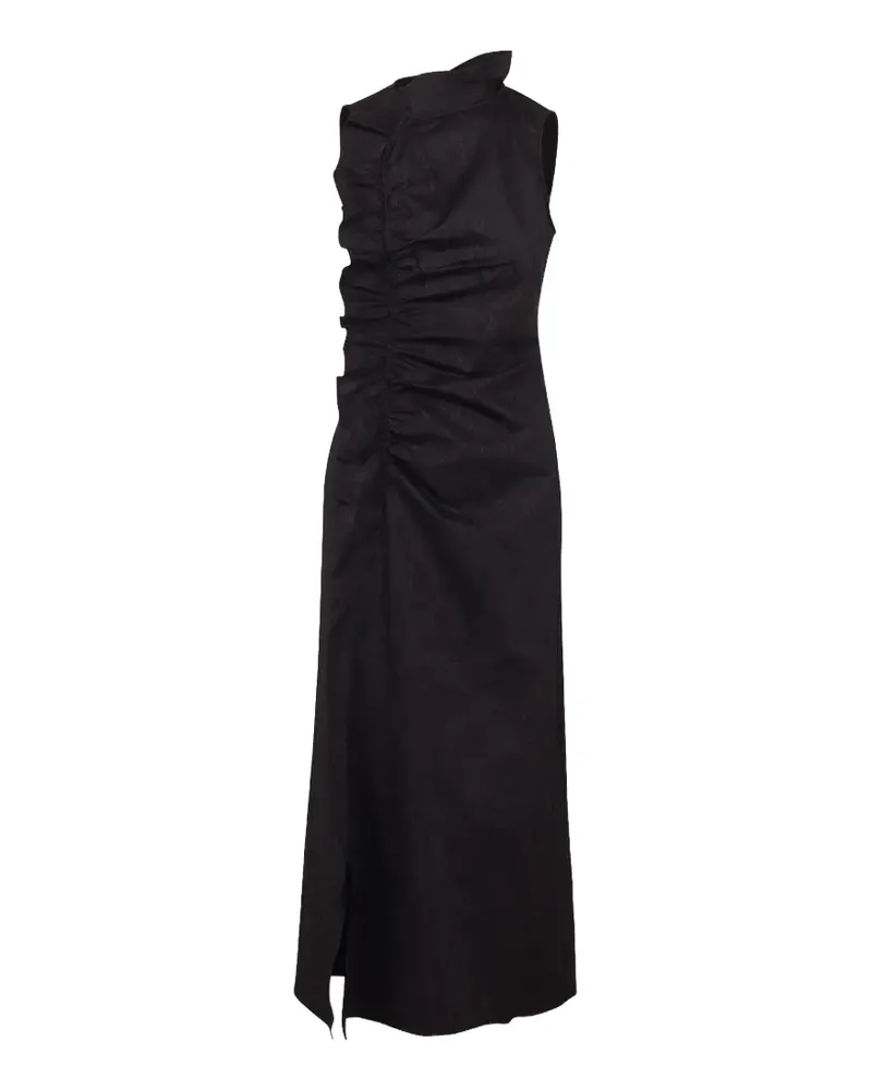 Ulla Johnson ruched jacquard dress - Schwarz Schwarz
