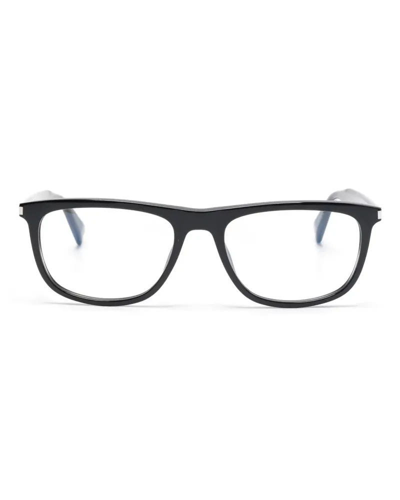 Saint Laurent Brille mit eckigem Gestell - Schwarz Schwarz
