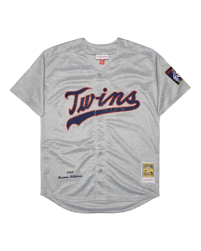 Mitchell & Ness MLB 1969 Harmon Killebrew Twins Trikot - Grau Grau