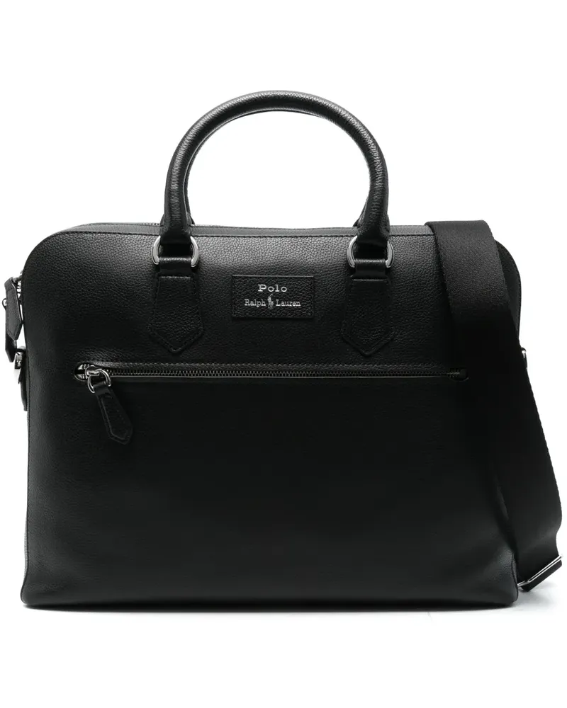 Ralph Lauren Aktentasche aus Leder - Schwarz Schwarz