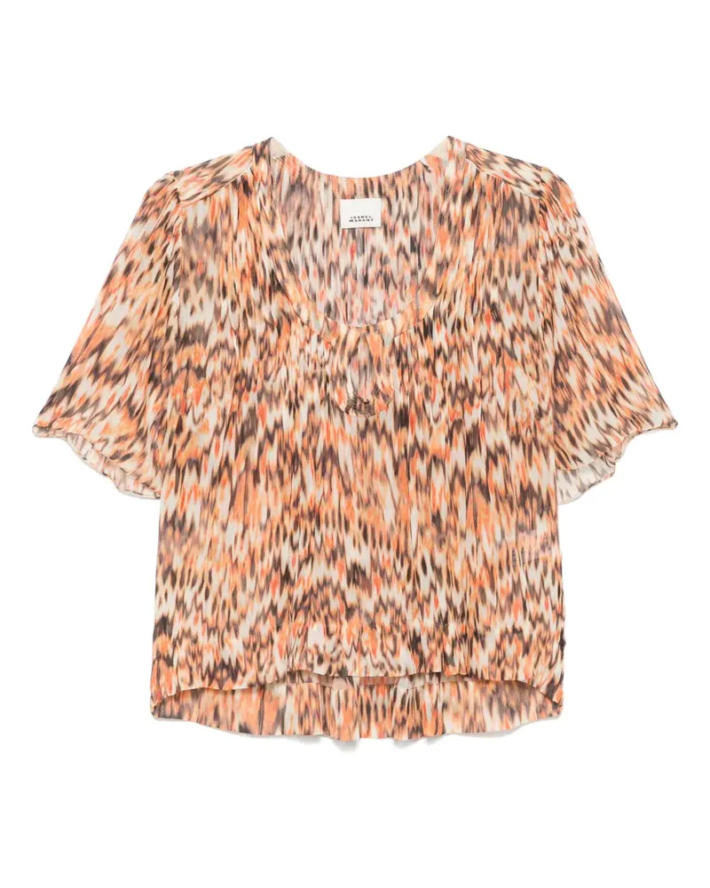 Isabel Marant Bluse aus Seide - Orange Orange