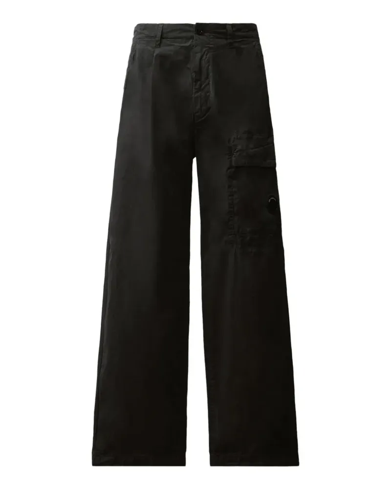 C.P. Company Cargohose mit Linsen-Detail - Schwarz Schwarz