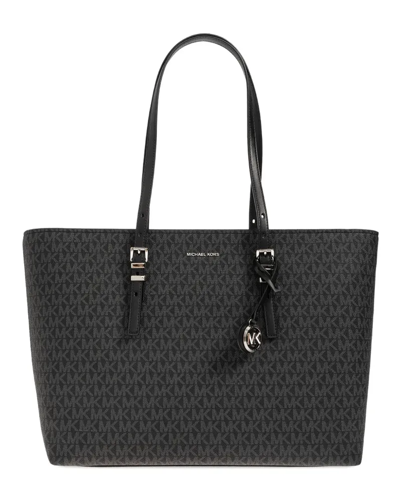 Michael Kors Quinn monogram-pattern tote bag - Schwarz Schwarz