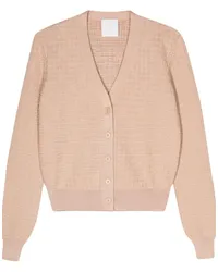 Givenchy Jacquard-Cardigan mit 4G-Logo Nude