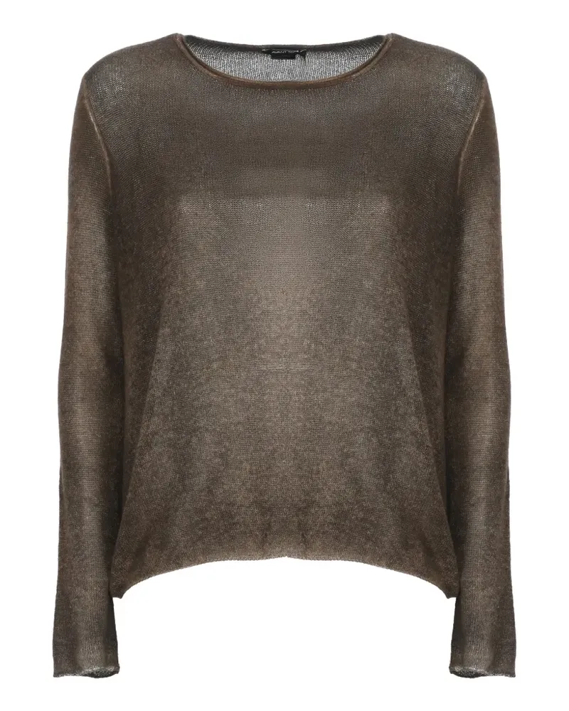 Avant Toi Fein gestrickter Kaschmirpullover - Braun Braun