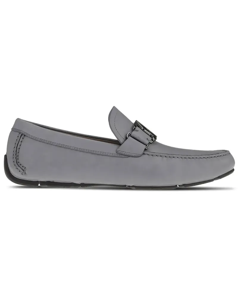 Ferragamo Loafer mit runder Kappe - Grau Grau