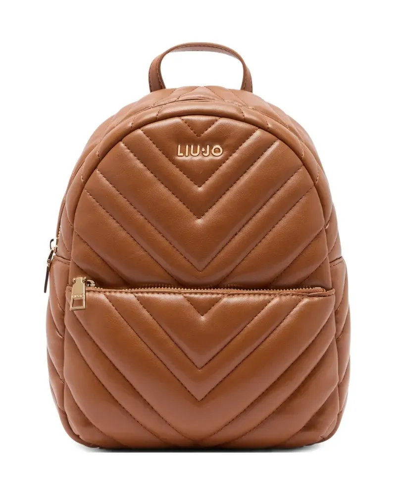 Liu Jo Rucksack mit Chevronsteppung - Braun Braun