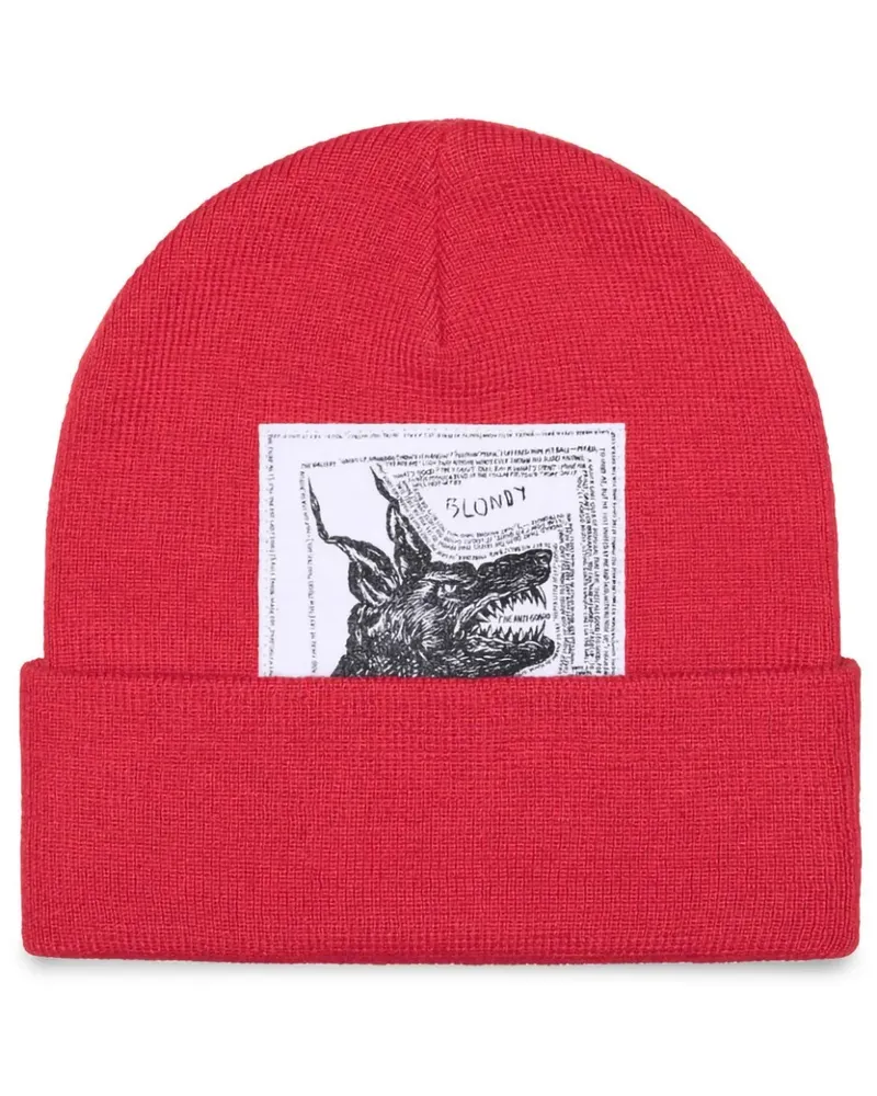 Supreme Being x The North Face Beanie - Rot Rot
