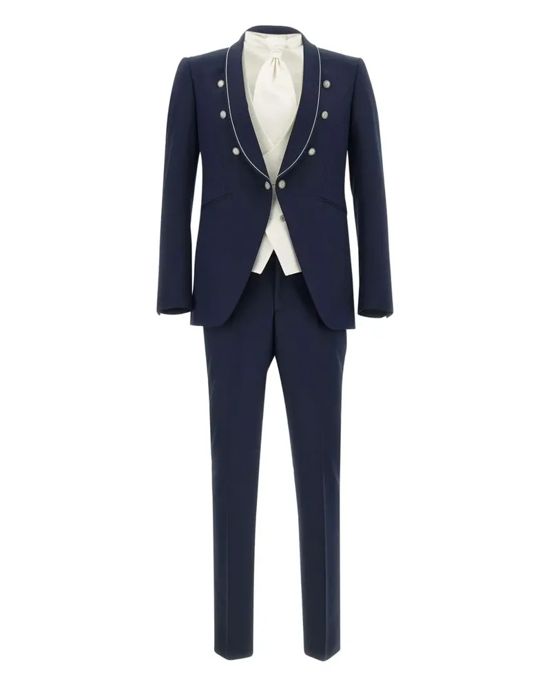 Carlo Pignatelli Vierteiliger Anzug - Blau Blau