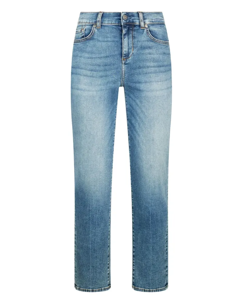 Liu Jo Jeans mit Logo-Patch - Blau Blau