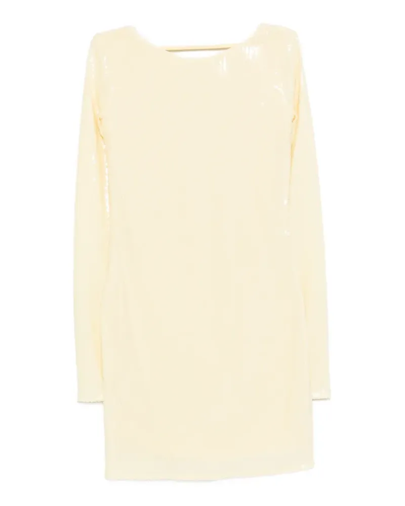 Patrizia Pepe sequin mini dress - Gelb Gelb
