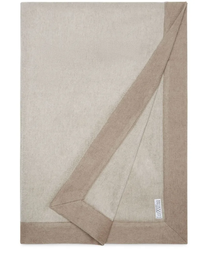 Decke aus Kaschmir 200cm x 150cm - Nude