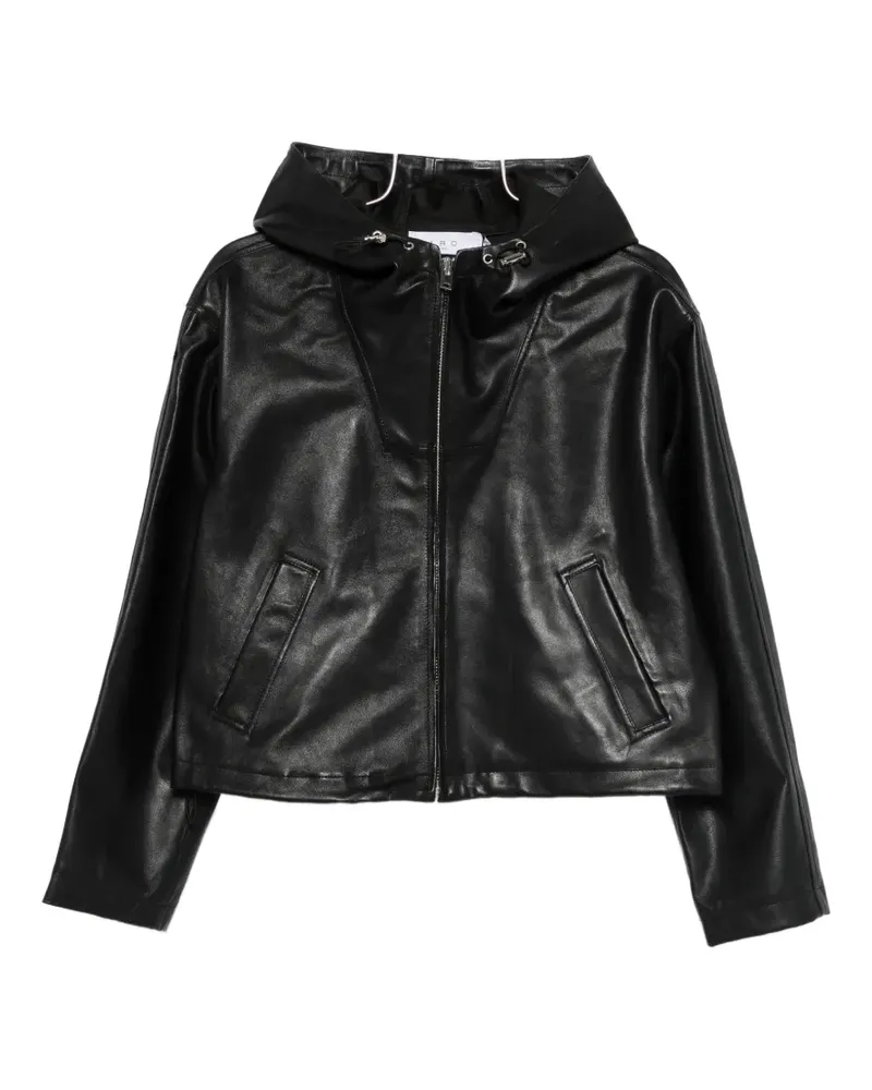 IRO hooded pocket jacket - Schwarz Schwarz