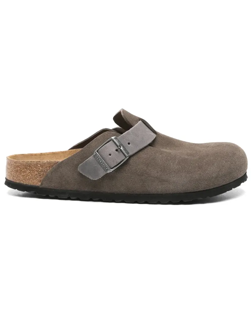 Birkenstock Boston Mules - Grau Grau