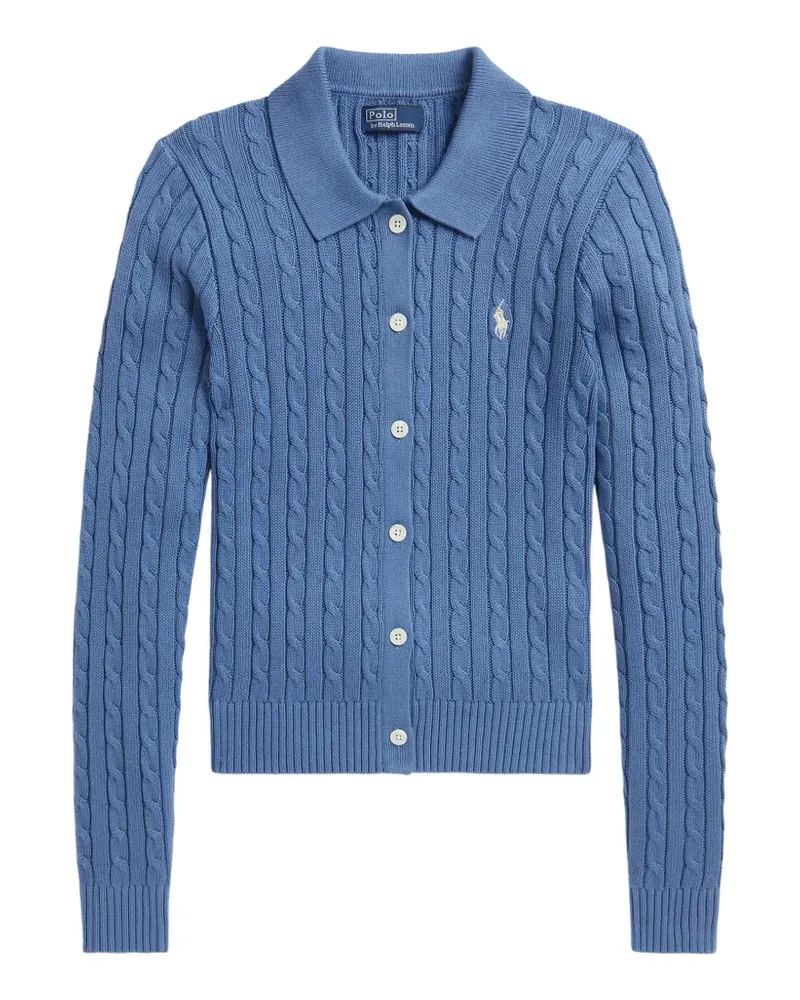 Ralph Lauren Cardigan mit Zopfmuster - Nude Nude