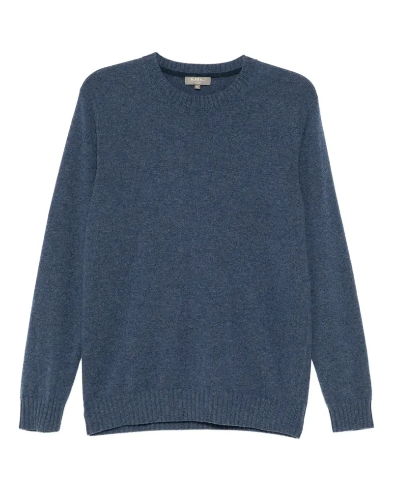 N.Peal Shoreditch Pullover - Blau Blau