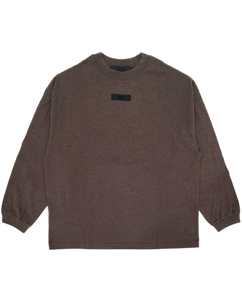 Fear of God T-Shirt mit Logo-Applikation - Braun Braun