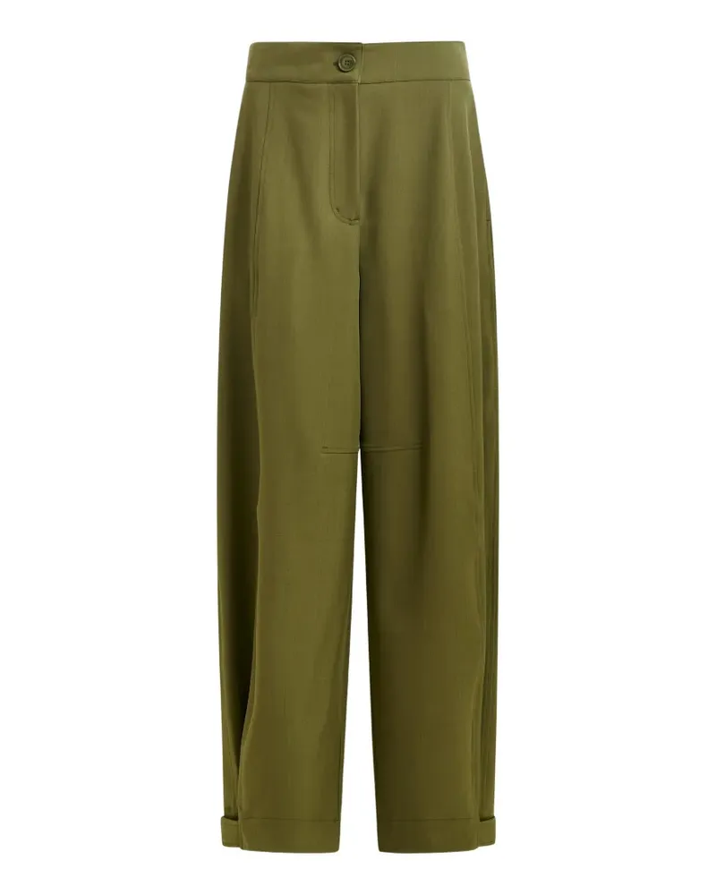 Essentiel barrel-leg pleated trousers - Grün Grün