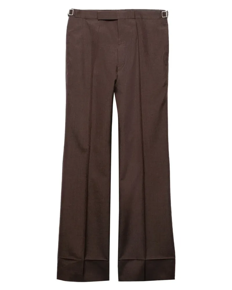 Prada Hose aus Mohairwollgemisch - Braun Braun