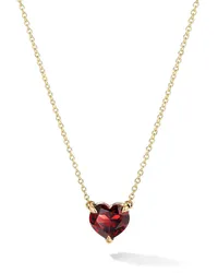 David Yurman 18kt Chatelaine Heart Gelbgoldhalskette Gold