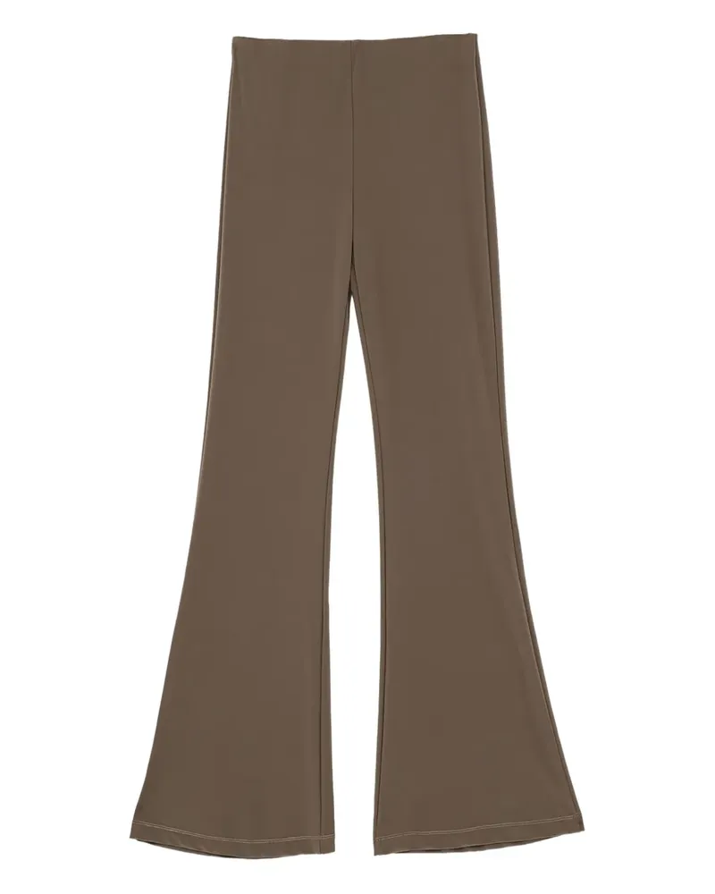 Maliparmi Hose mit Kontrastnähten - Braun Braun