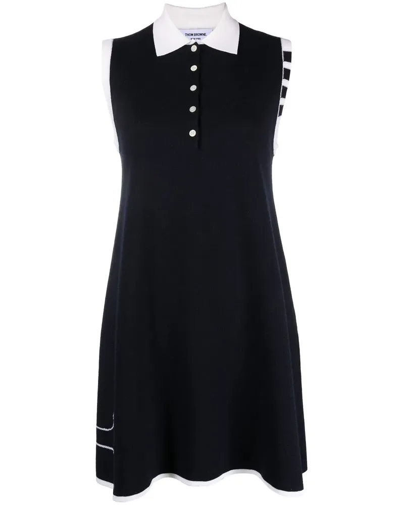 Thom Browne Gestreiftes Kleid - Blau Blau