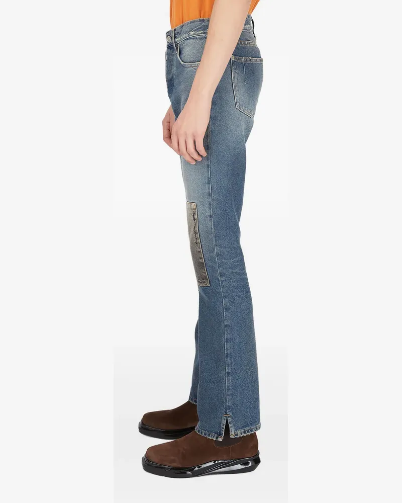 (di)vision Jeans mit Knie-Patch - Blau Blau