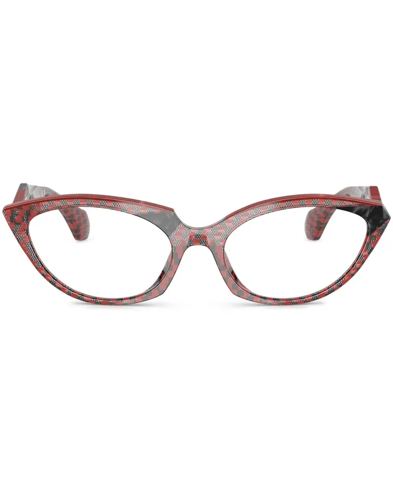Alain Mikli Brille mit Cat-Eye-Gestell - Rot Rot