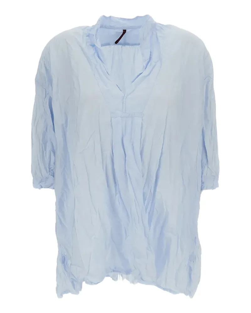 Daniela Gregis Kora crinkled-cotton shirt - Blau Blau