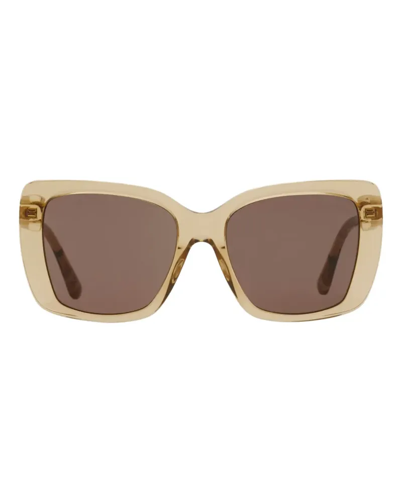Burberry Tubular Check Sonnenbrille - Nude Nude