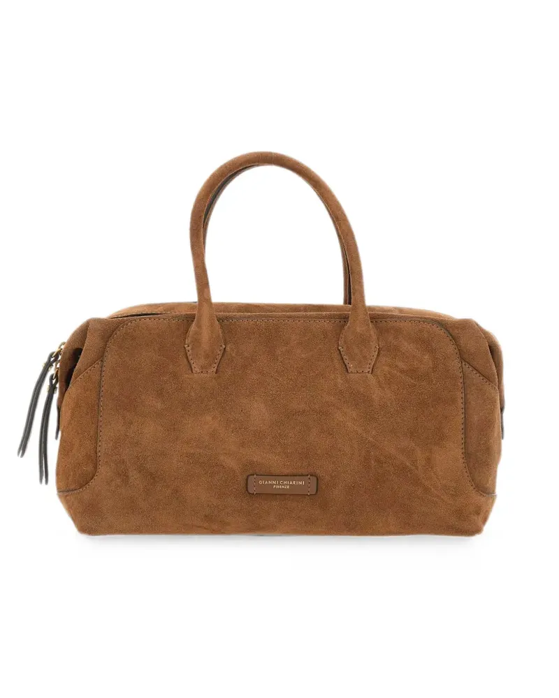 Gianni Chiarini Gemma suede tote bag - Braun Braun