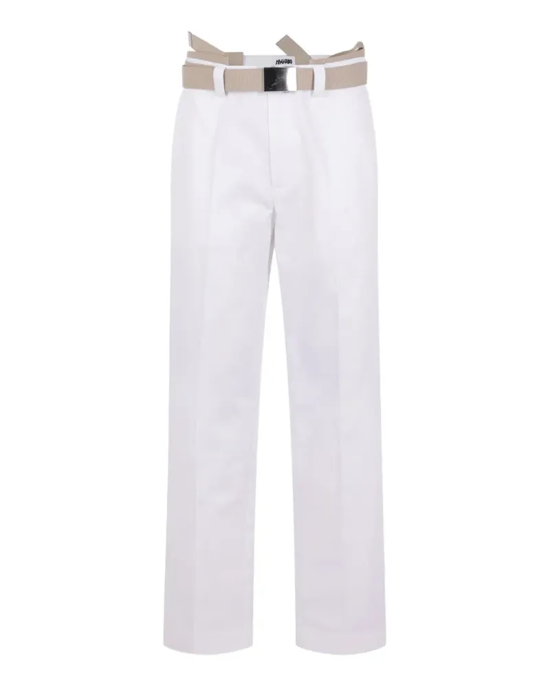 Magliano belted trousers - Weiß Weiß