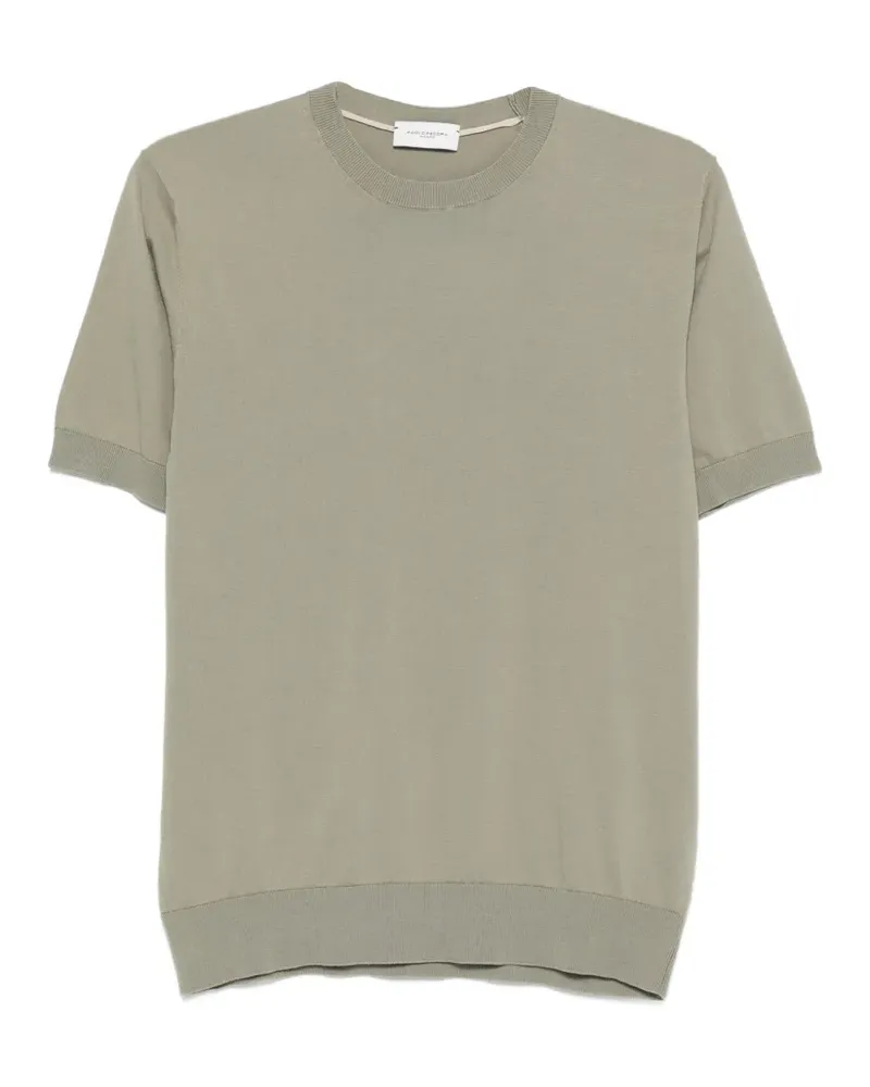 Paolo Pecora Milano T-Shirt mit Rundhalsausschnitt - Grün Grün