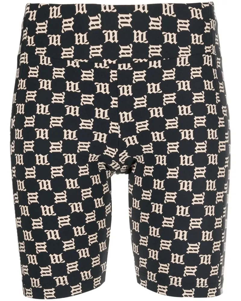 MISBHV Radlerhose mit Logo-Print - Schwarz Schwarz