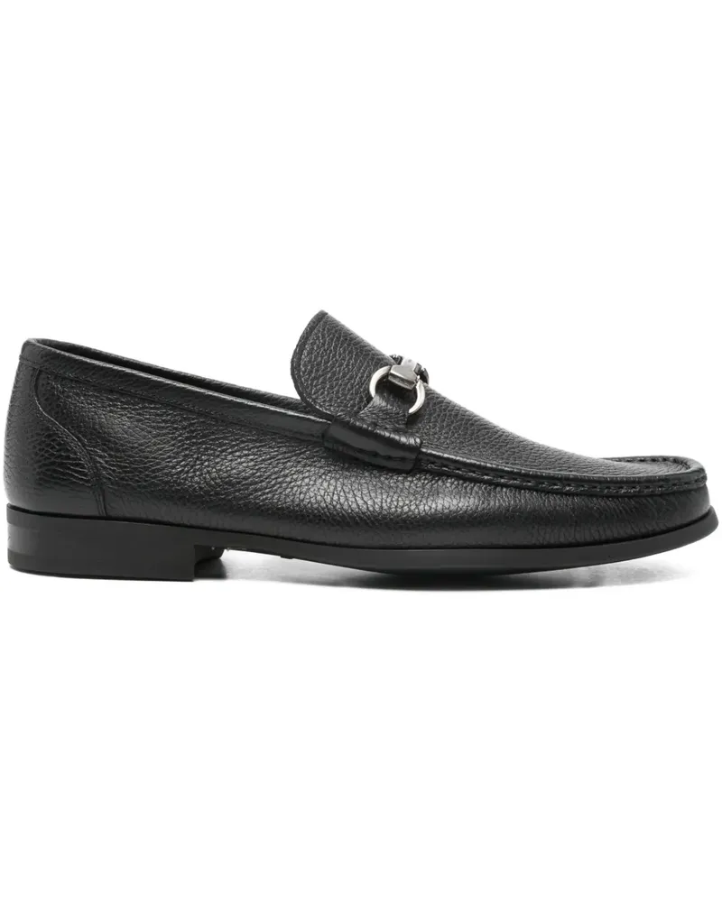 Magnanni Loafer mit eckiger Kappe - Schwarz Schwarz