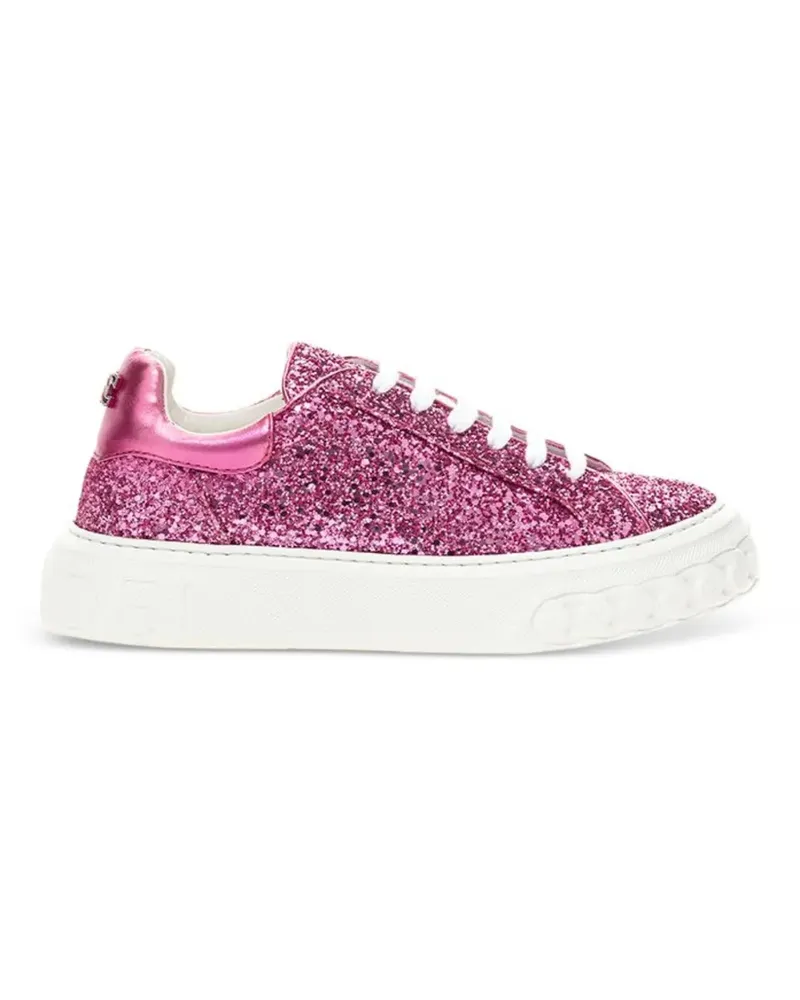 Casadei Sneakers im Glitter-Look - Rosa Rosa