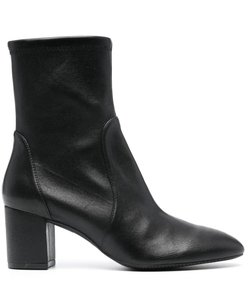 Stuart Weitzman Stiefel mit mandelförmiger Kappe - Schwarz Schwarz