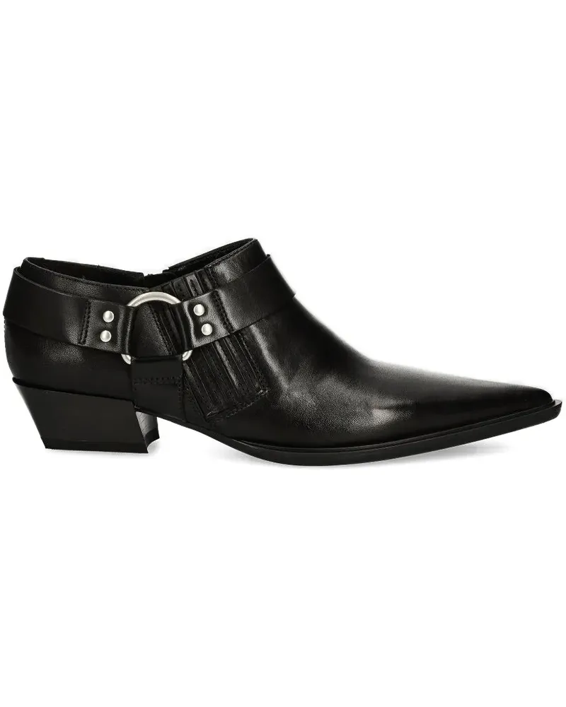 Vagabond Stiefel mit spitzer Kappe - Schwarz Schwarz