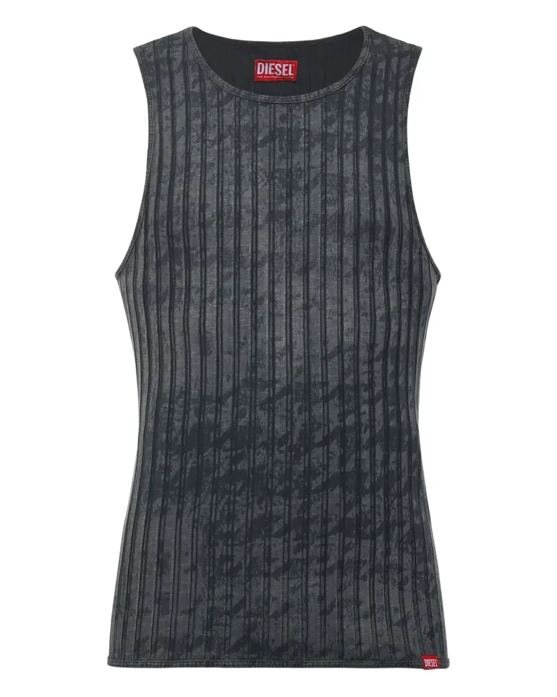 Diesel ribbed tank top - Grau Grau
