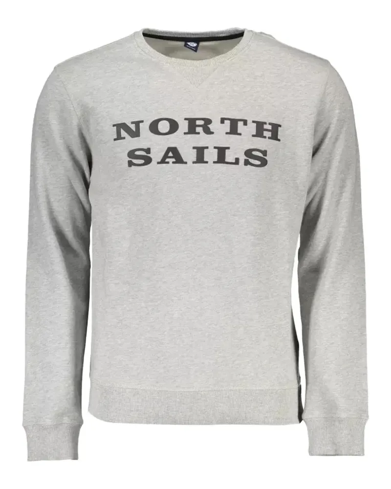 North Sails logo-print crew-neck sweatshirt - Grau Grau
